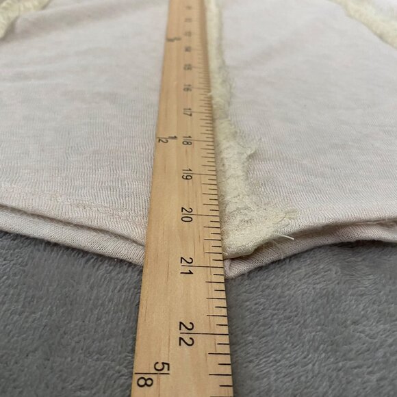 American Rag Boho Off-The-Shoulder Lace Bell Sleeve‎ Oat Color Top Size S - Picture 7 of 10